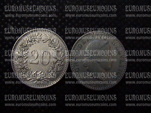 1961 Svizzera 20 Rappen