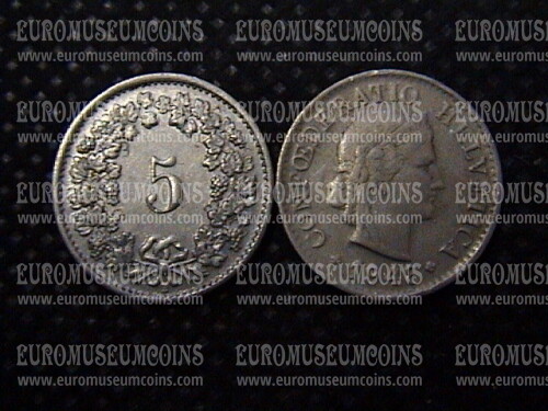 1948 Svizzera 5 Rappen