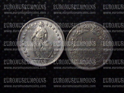 1968 Svizzera 1/2  Franco