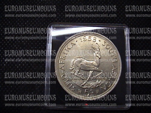 1958 Sud Africa 5 Scellini in argento Elisabetta II
