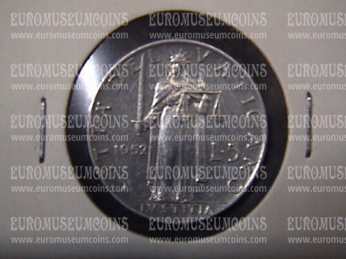 1952 Vaticano 5 Lire  