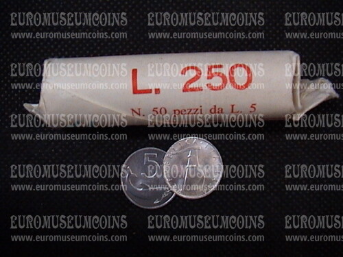 1973 Italia 5 Lire Rotolino