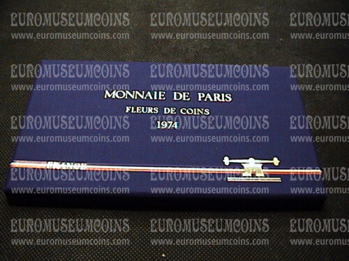 1974 Francia divisionale FDC in confezione ufficiale