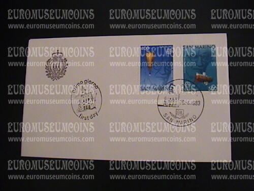 1983 San Marino Europa Busta primo giorno di emissione 
