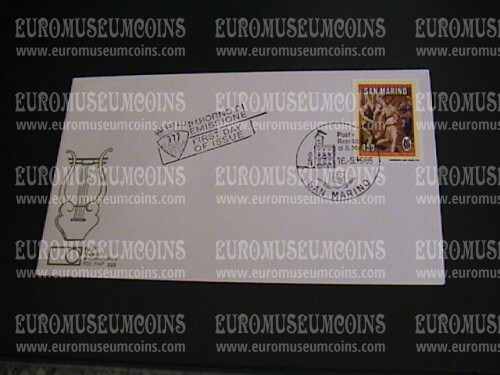 1986 San Marino Corale Busta primo giorno di emissione 