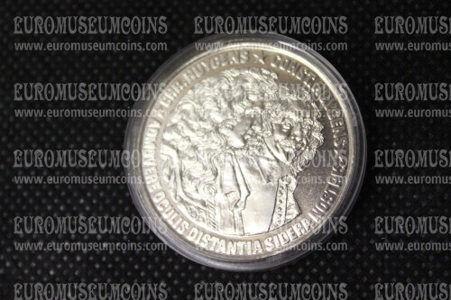 1989 Olanda 25 ECU Proof  Costantin Huygens in argento
