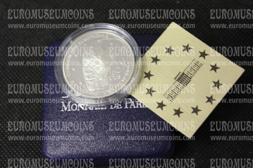 1992 Francia 15 ECU Unione Europea in argento