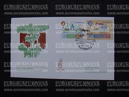 2015 San Marino Parco Scientifico Tecnologico Buste primo giorno di emissione Venetia 