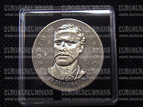 1971 Bulgaria 5 Leva in argento Rakovsky