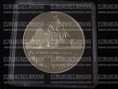 1987 Canada Dollaro Scoperta dello Stretto di Davis in argento