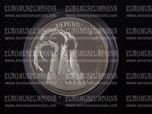 1984 San Marino moneta da Lire 500  XXIII Olimpiade in argento Proof