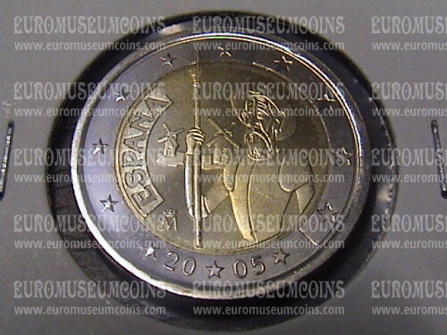 Spagna 2005 DON CHISCIOTTE 2 Euro commemorativo