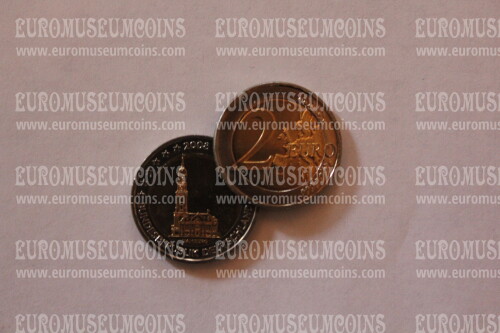 Germania 2008 Cattedrale di Amburgo zecca A 2 Euro commemorativi