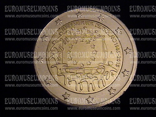 Germania 2015 Bandiera U.E. Zecca Casuale 2 Euro commemorativo 