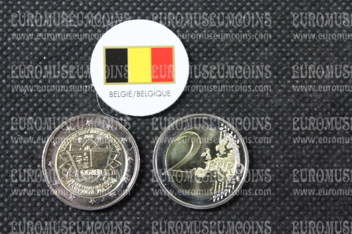 Belgio 2007 Trattati di Roma 2 Euro commemorativo