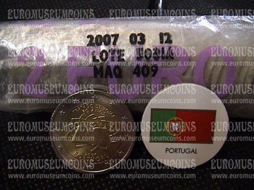 Portogallo 2007 Trattati di Roma 2 Euro commemorativo ToR roll