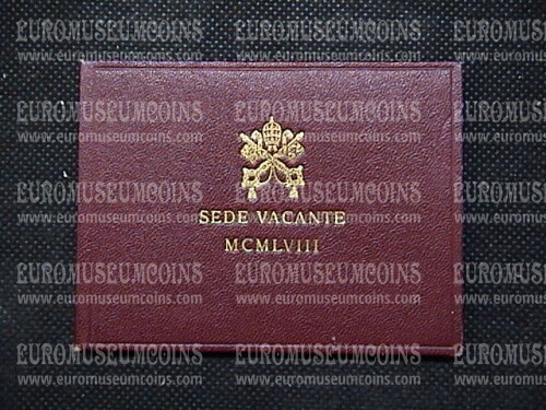 1958 Vaticano Lire 500 Sede Vacante in argento FDC