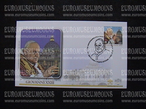 2013 Vaticano Giovanni XXIII Busta primo giorno di emissione Filagrano 