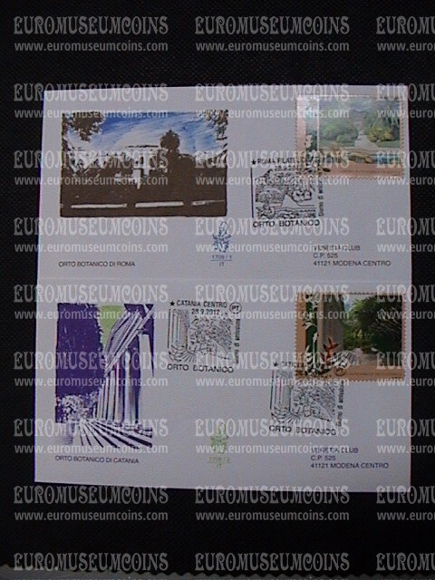 2012 Italia Orti Botanici Buste primo giorno di emissione Venetia 