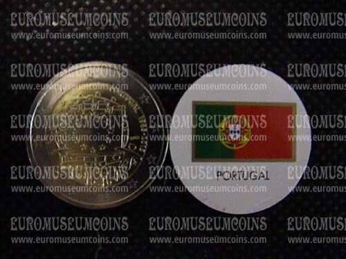 Portogallo 2015 Bandiera U.E. 2 Euro commemorativo