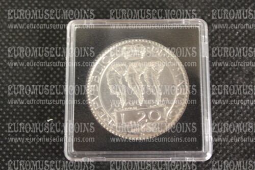 1931 San Marino 20 Lire in argento