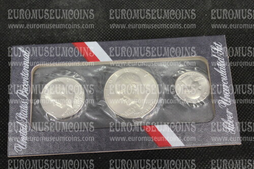 1976 Stati Uniti d'America Set Bicentenario in argento 