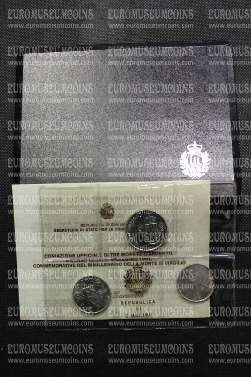 1981 San Marino Virgilio set in argento