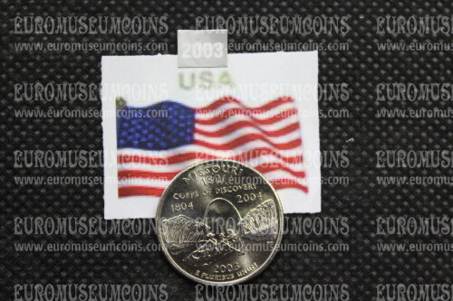 2003 Stati Uniti Missouri zecca P quarto di dollaro Stati 