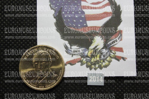 2014 Stati Uniti Warren G.Harding zecca D dollaro Presidenti