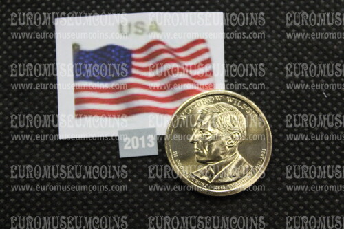 2013 Stati Uniti Woodrow Wilson zecca D dollaro Presidenti
