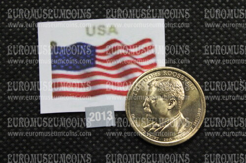 2013 Stati Uniti Theodore Roosevelt zecca D dollaro Presidenti