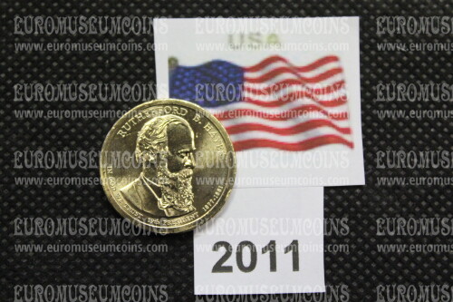 2011 Stati Uniti Rutherford B. Hayes zecca D dollaro Presidenti   