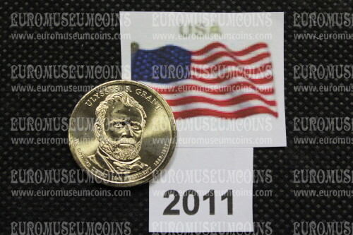 2011 Stati Uniti Ulysses S. Grant zecca P dollaro Presidenti   