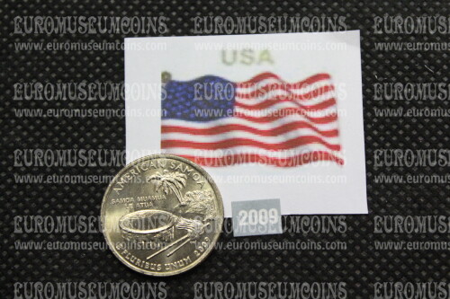 2009 Stati Uniti American Samoa zecca P quarto di dollaro Stati 