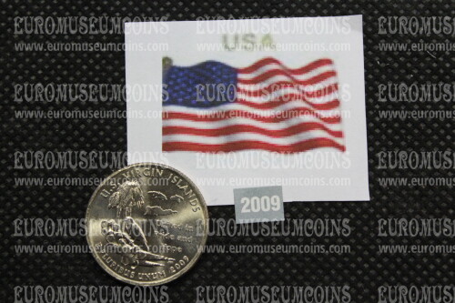 2009 Stati Uniti U.S. Virgin Islands zecca P quarto di dollaro Stati 