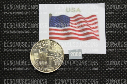 2009 Stati Uniti Puerto Rico zecca D quarto di dollaro Stati 