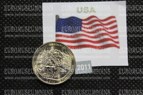 2011 Stati Uniti Olympic zecca D quarto di dollaro Parchi