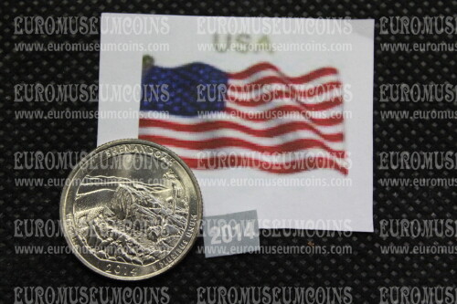 2014 Stati Uniti Shenandoah zecca S quarto di dollaro Parchi