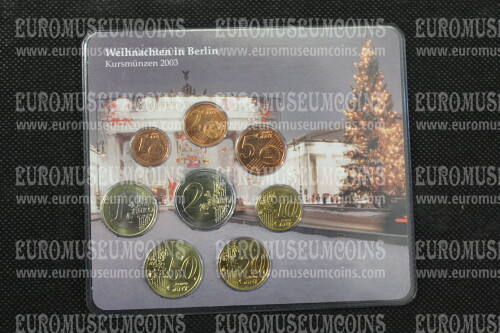 2003 Natale a Berlino Germania serie Euro