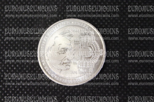 2003 Germania Semper 10 Euro FDC in argento zecca G