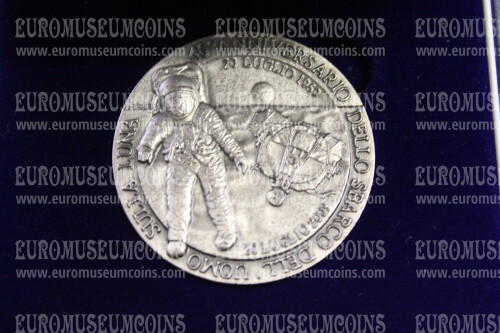 2009 San Marino 2009  40° anniversario sbarco sulla Luna medaglia in argento