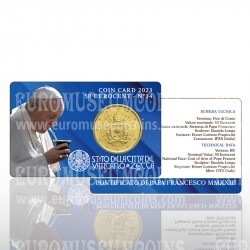 2023 Vaticano 50 centesimi di euro in coincard n° 14