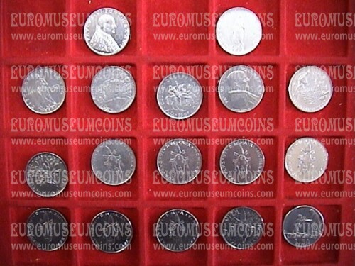 50 Lire Vaticano Paolo VI FDC dal 1963 al 1978