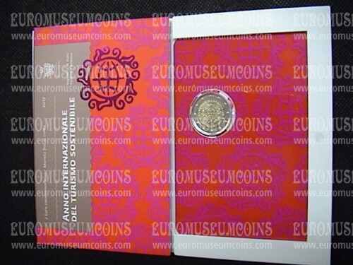 San Marino 2017 Turismo Sostenibile 2 euro commemorativo in folder ufficiale