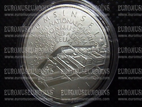2002 Germania Isola dei Musei 10 Euro FDC in argento zecca A