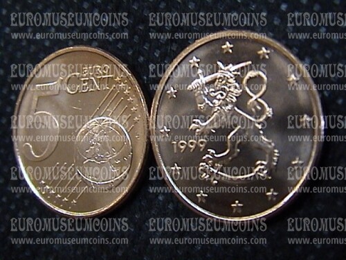 5 centesimi di euro Finlandia anno 1999