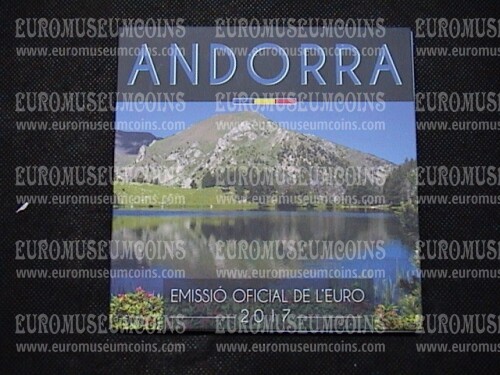 2017 Andorra set ufficiale FDC BU Euro