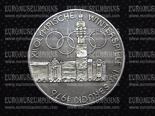 1976 Austria 100 scellini Olimpiadi Invernali Innsbruck proof