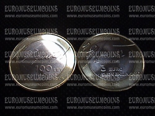 Slovenia 2017 Centenario Dichiarazione di Maggio 3 Euro  