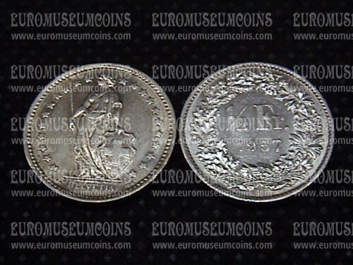 1957 Svizzera 1/2 Franco